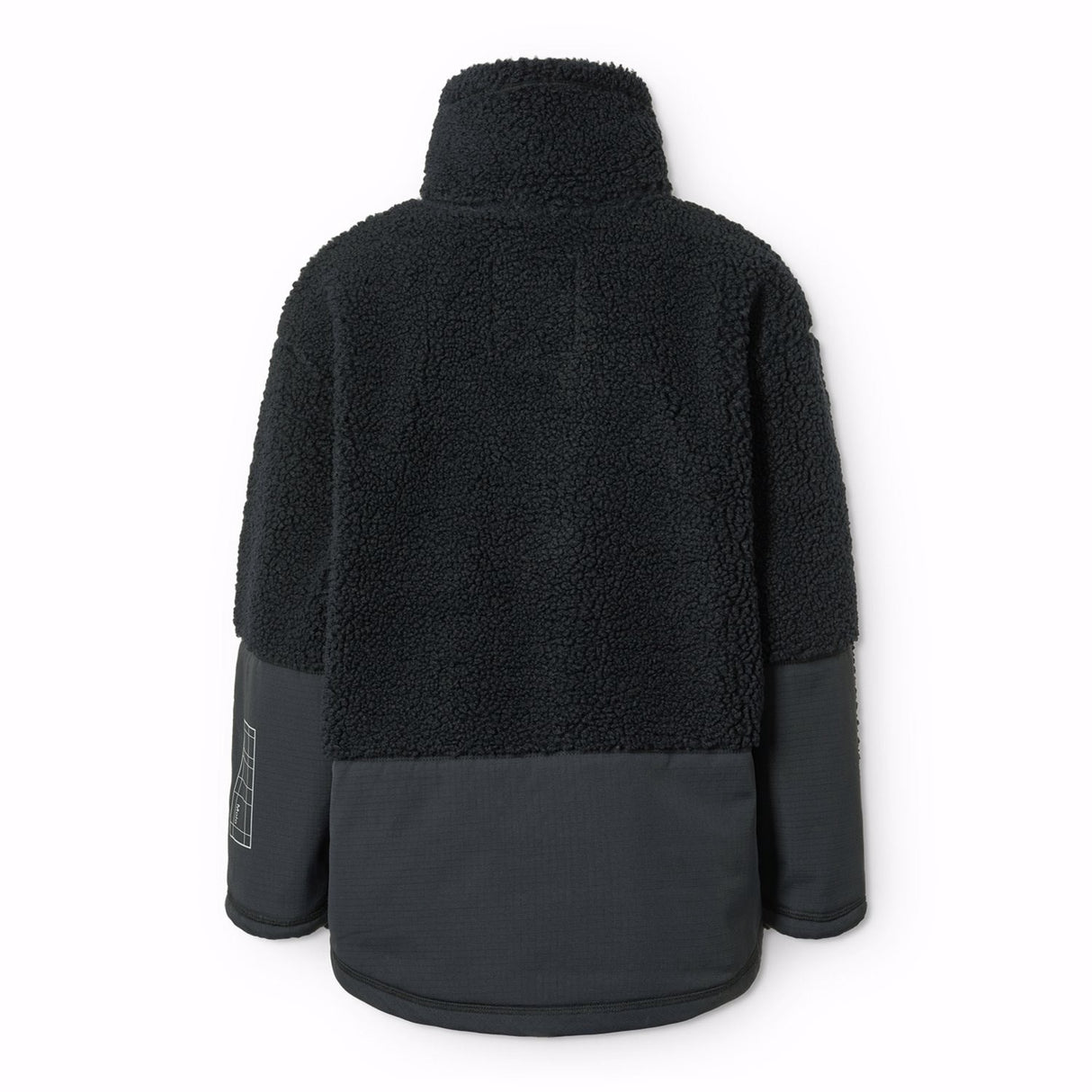 Molo Black Utha Fleece Jacka