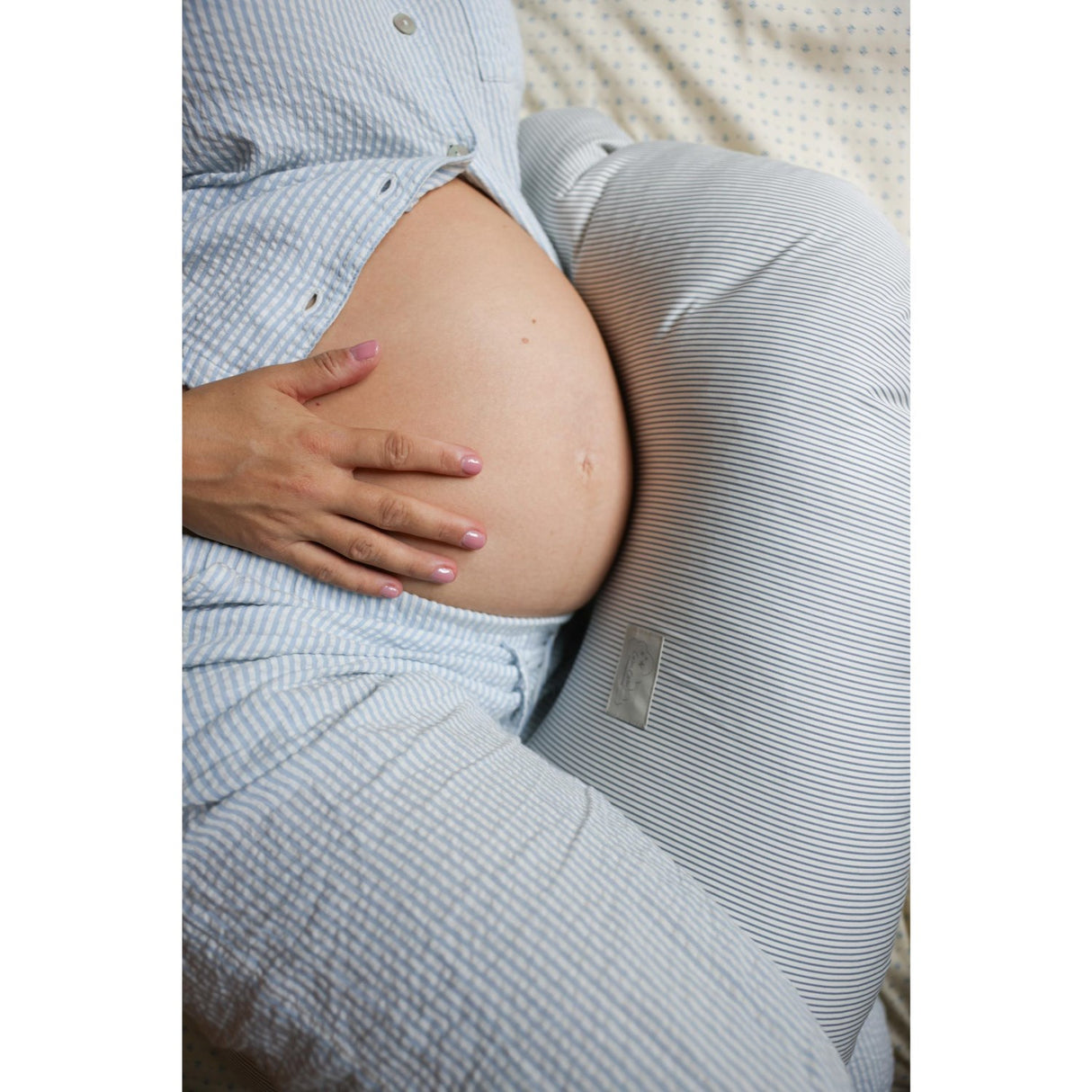 Cam Cam Copenhagen Classic Stripes Blue Amningskudde