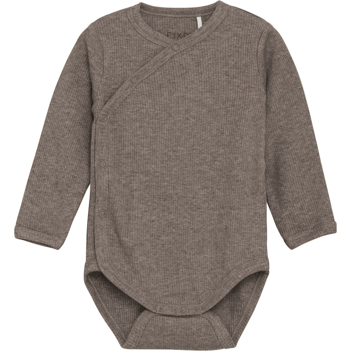 FIXONI Coffee Quartz Melange Omlott Body Ls Melange Rib