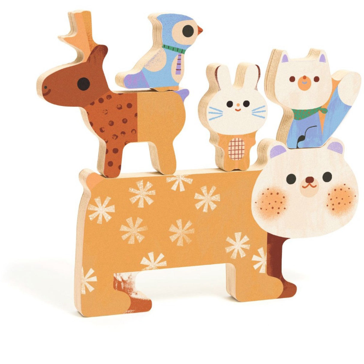 Djeco Woodystack Pussel