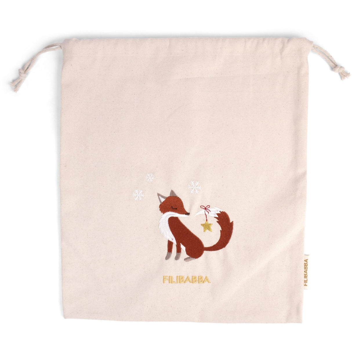 FILIBABBA Fox Embroidered Gift Väska Gots Wonderful Winter