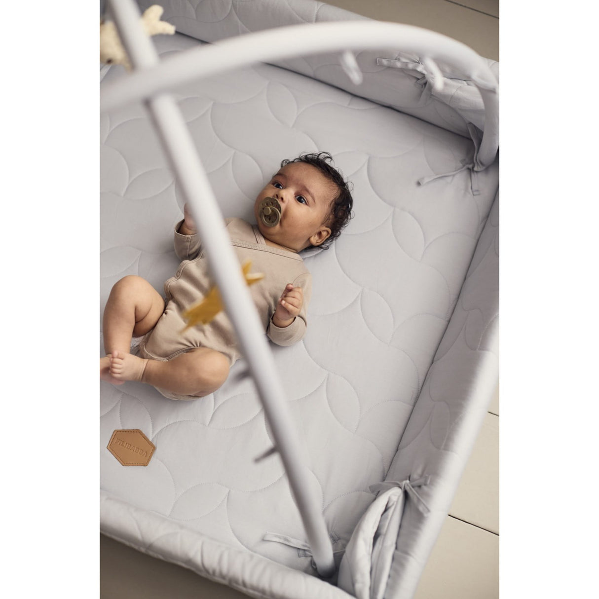 FILIBABBA Pearl Blue Activity Nest Soft Quilt