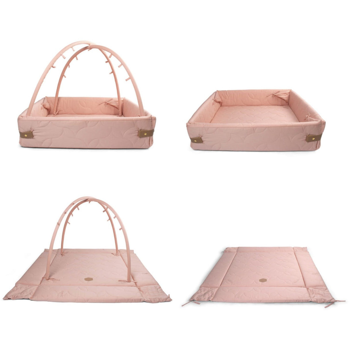 FILIBABBA Misty Rose Activity Nest Soft Quilt