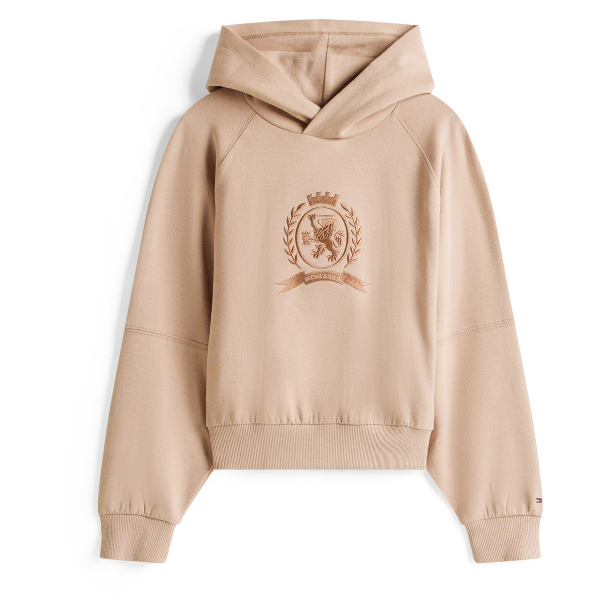 Tommy Hilfiger Malted Milk Tonal Crest Hoodies