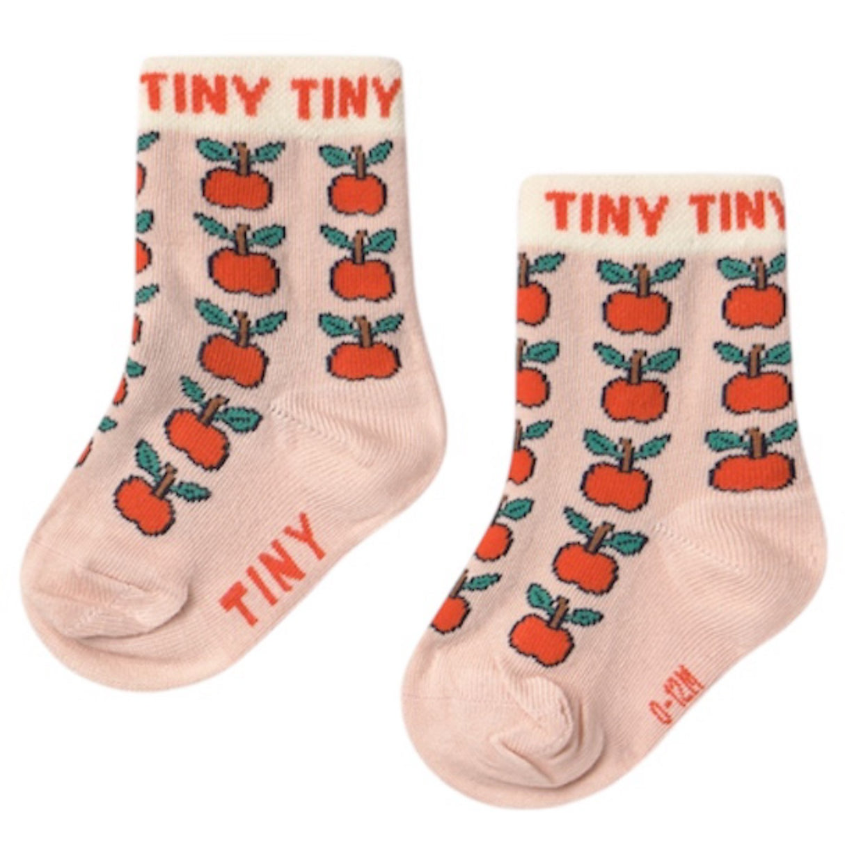 TinyCottons Wild Rose Apples Medium Strumpor