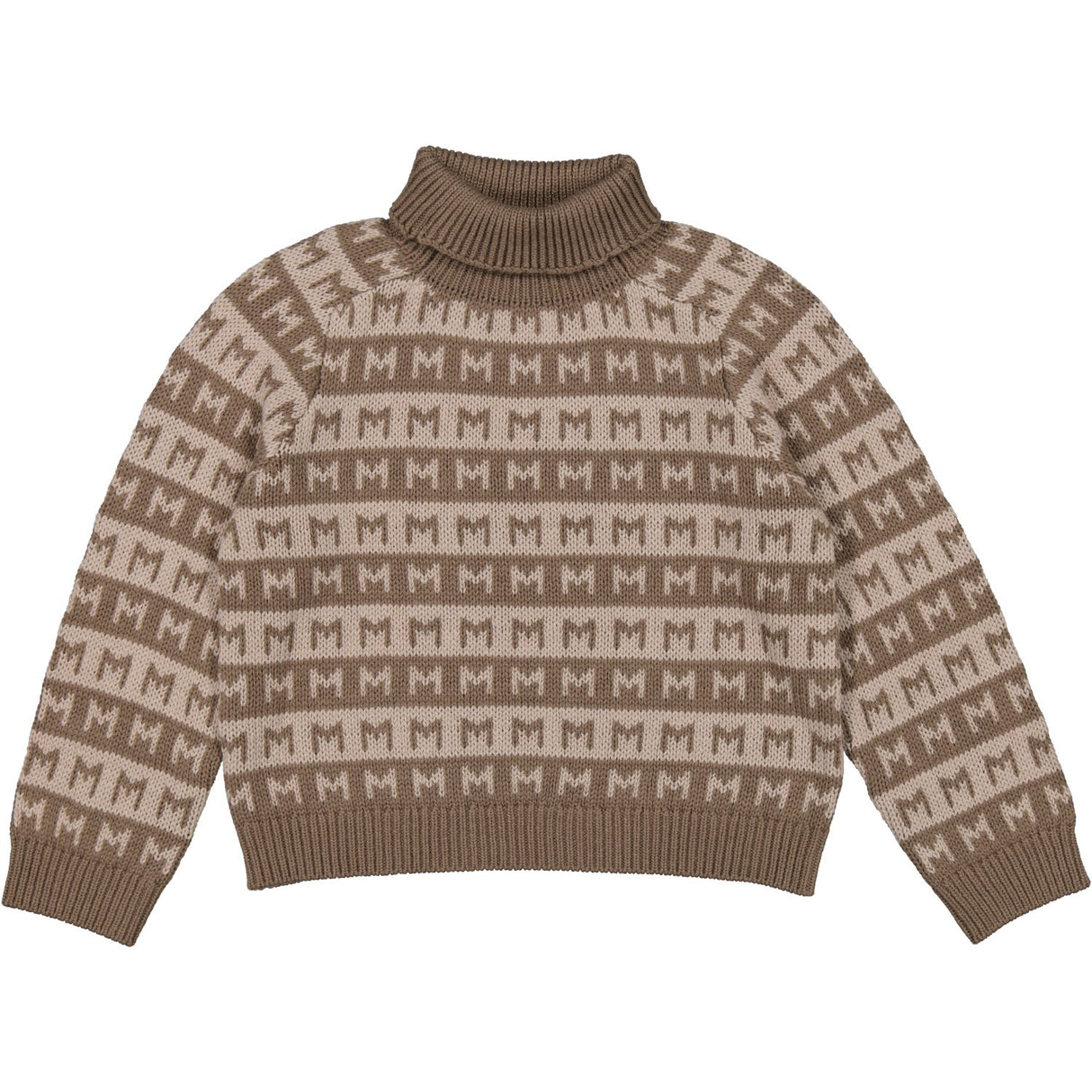 MarMar Heavy Knit Pattern Terre Stripe Talmi Stickad Blus