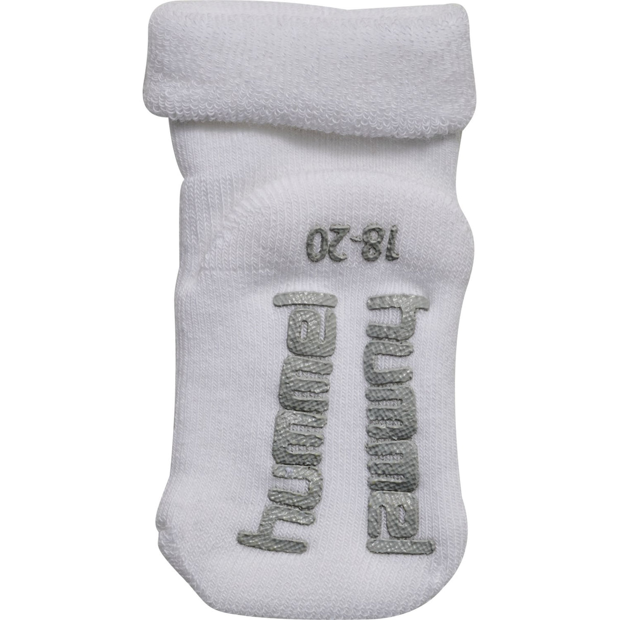 Hummel White Mini Non Slip Strumpo