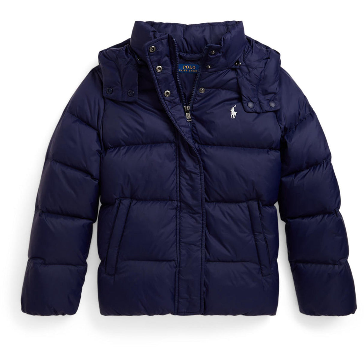 Polo Ralph Lauren Newport Navy W White Pp Girl Bomber Jacka