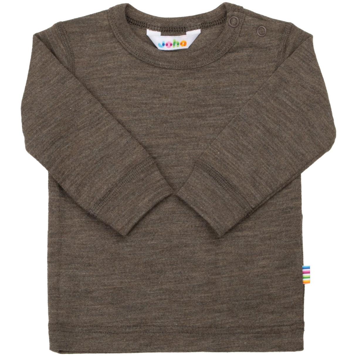 Joha Brown Melange Blus M/Lange Ärmar