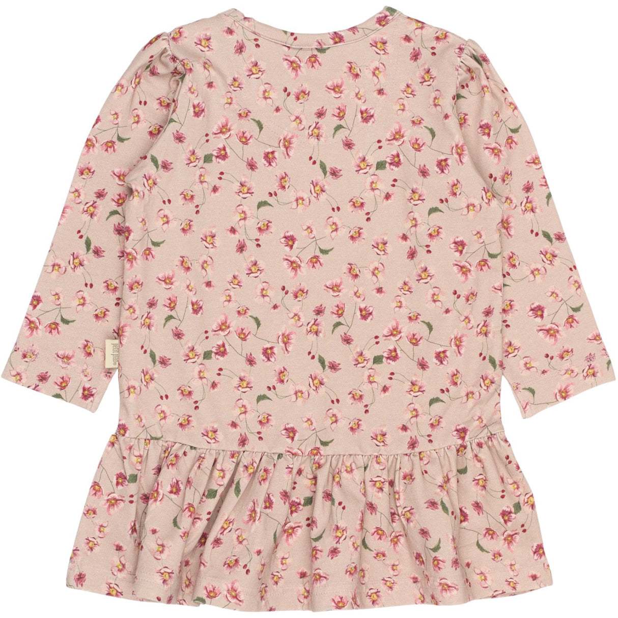 Petit Piao Autumn Anemon Klänning L/S Gather Printed