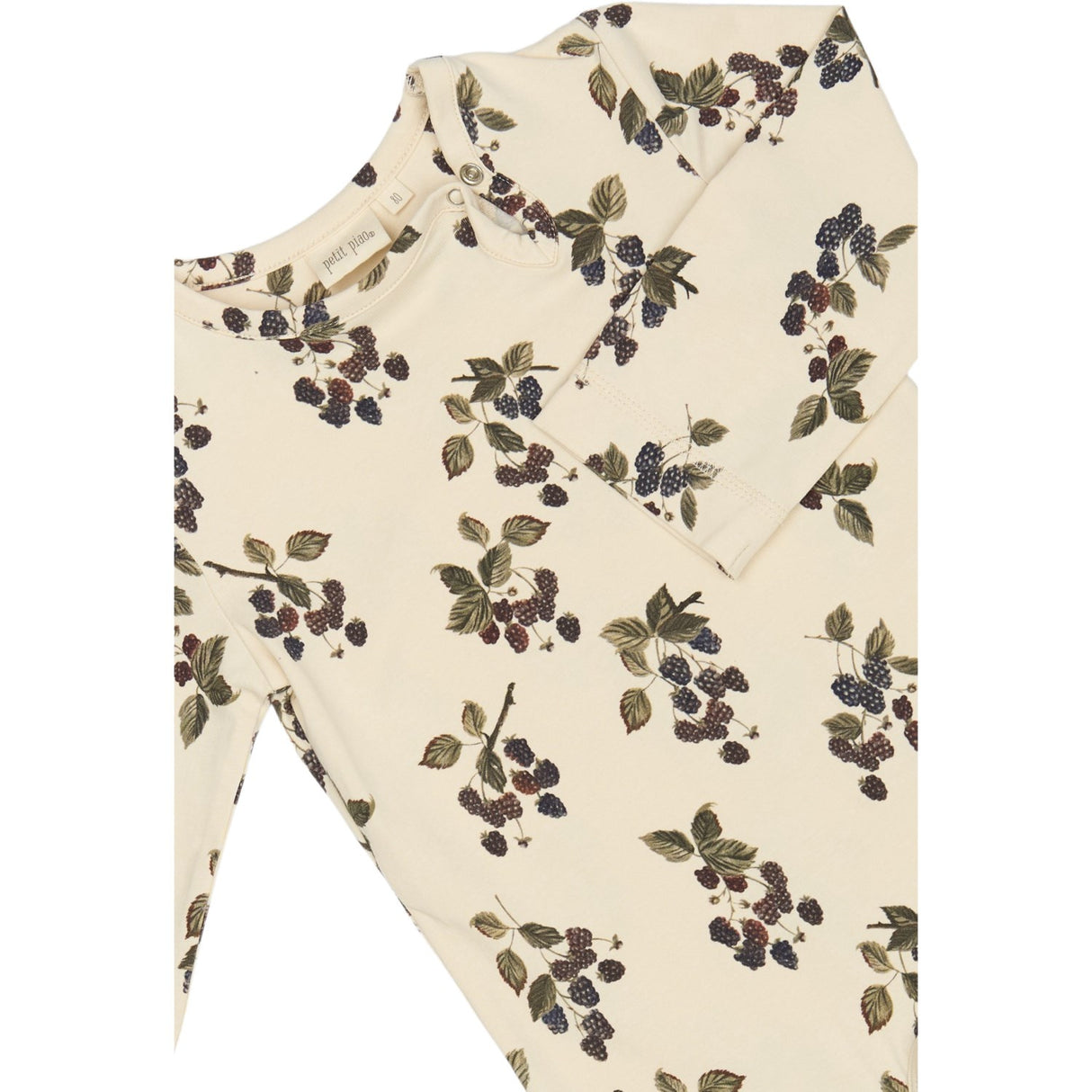 Petit Piao Black Berry Body L/S Printed