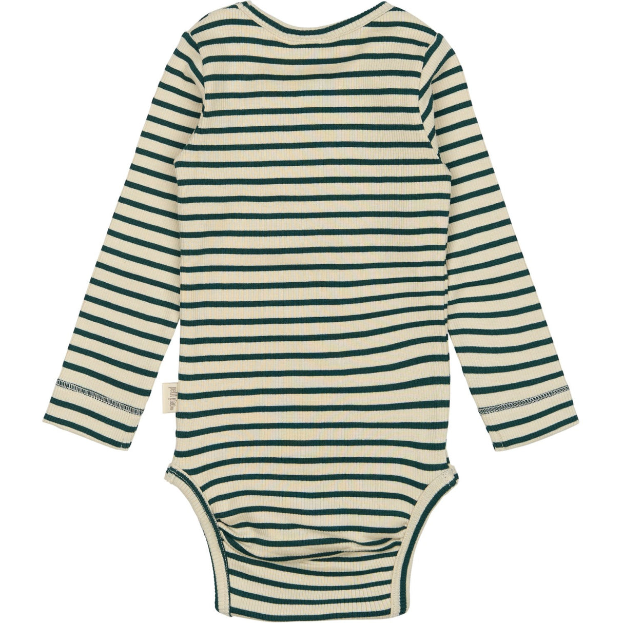 Petit Piao Dark Sea/off White Body L/S Modal Striped