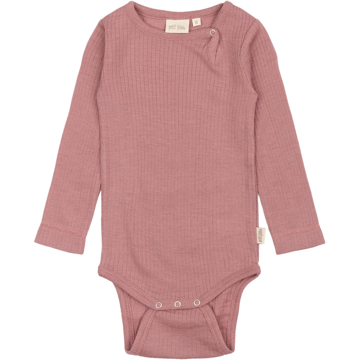 Petit Piao Nostalgic Rose PPDante Body L/S Merino Ull