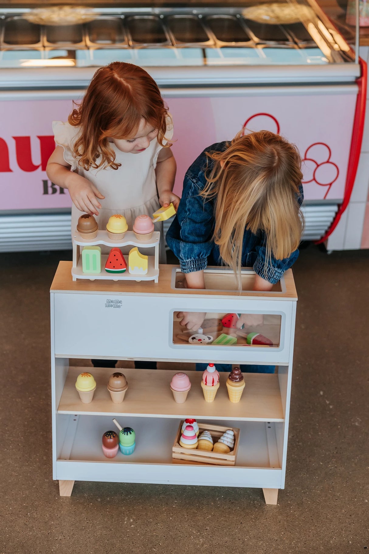 Mamamemo Glassbar med kylskåp