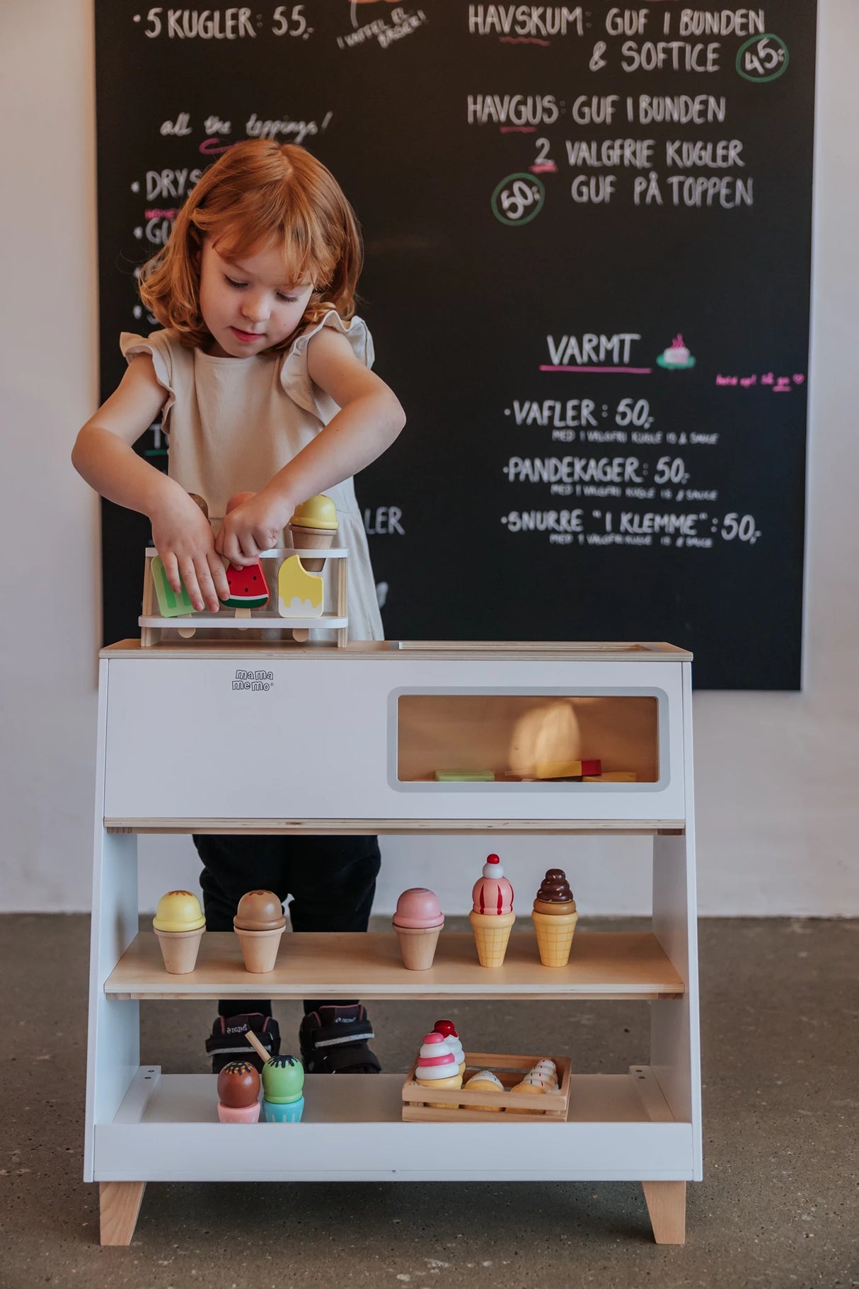 Mamamemo Glassbar med kylskåp