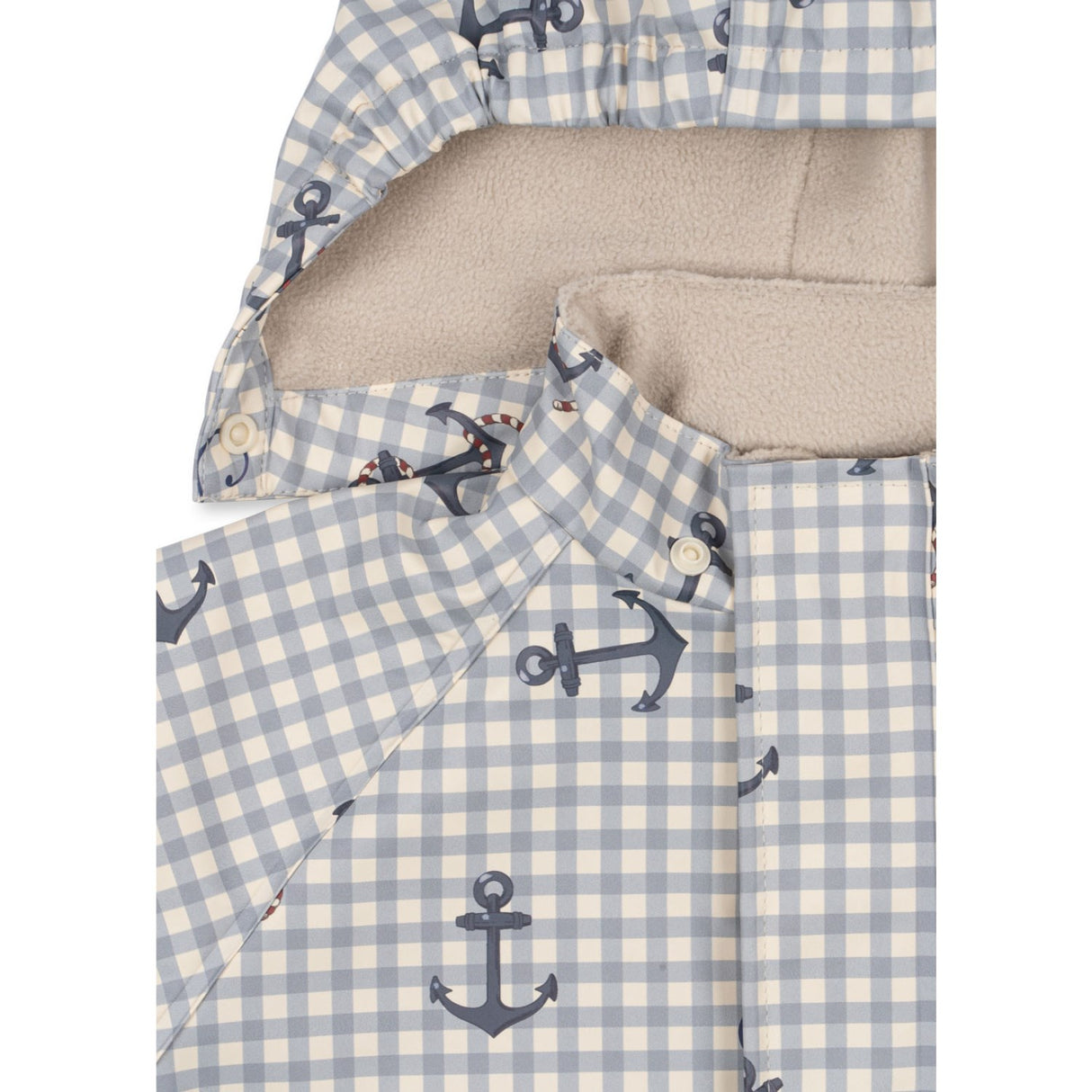 Konges Sløjd Sailor Check Rainy Palme Sett