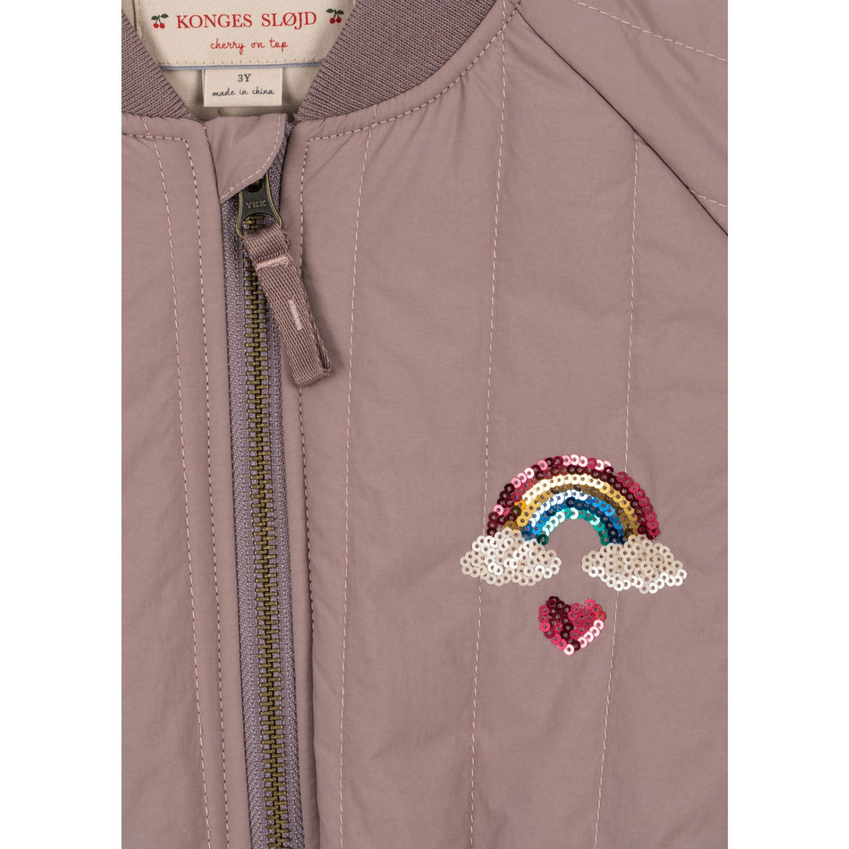 Konges Sløjd Twilight Mauve Juno Paljet Bomber Jacka