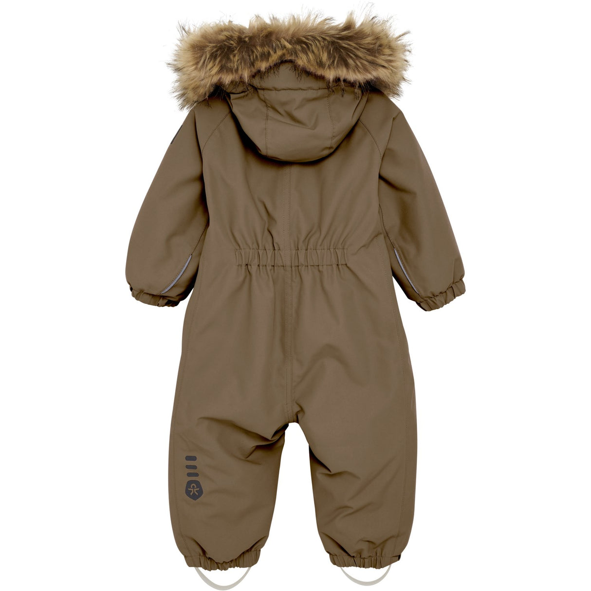 Color Kids Fossil Baby Coverall W. Fake Päls