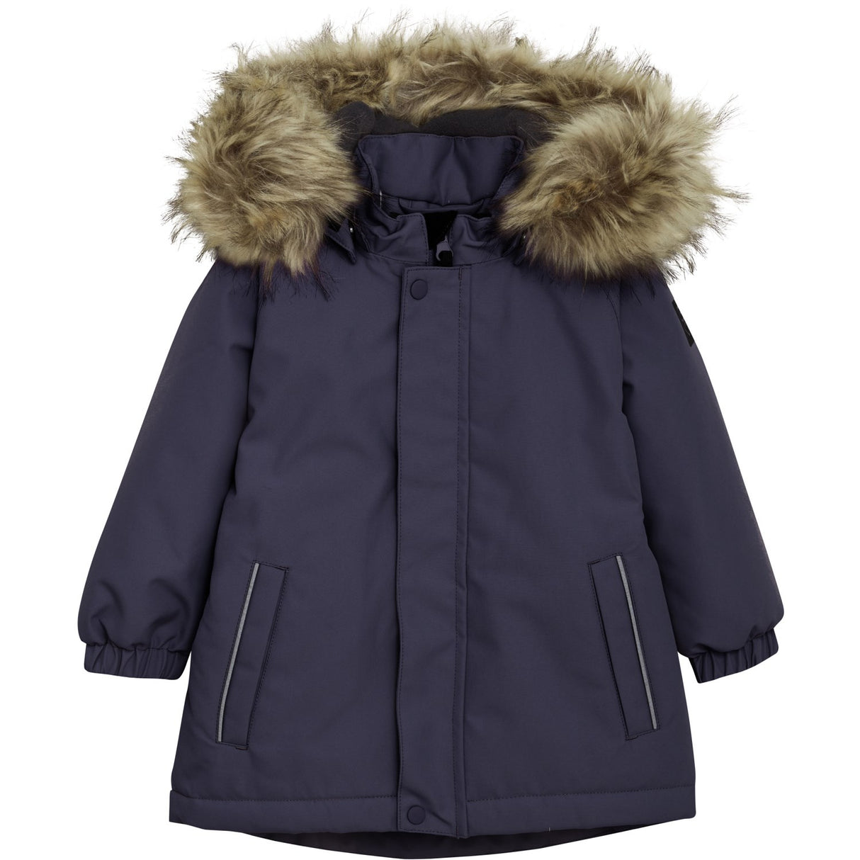 Color Kids Graystone Baby Parka W. Fake Päls