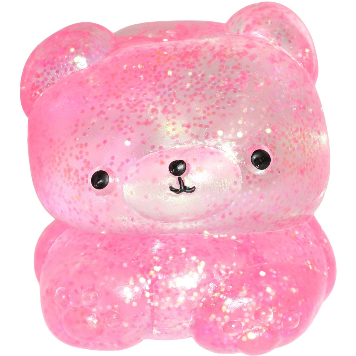 Pocket Money Squeeze Sugar Glitter Björn Pink