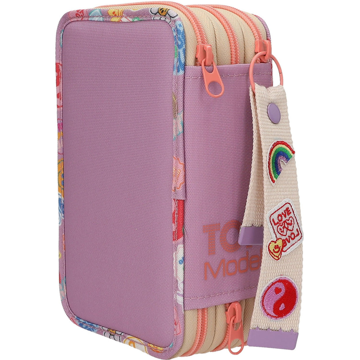 TOPModel Girl Power Triple Pencil Case Med Pendant