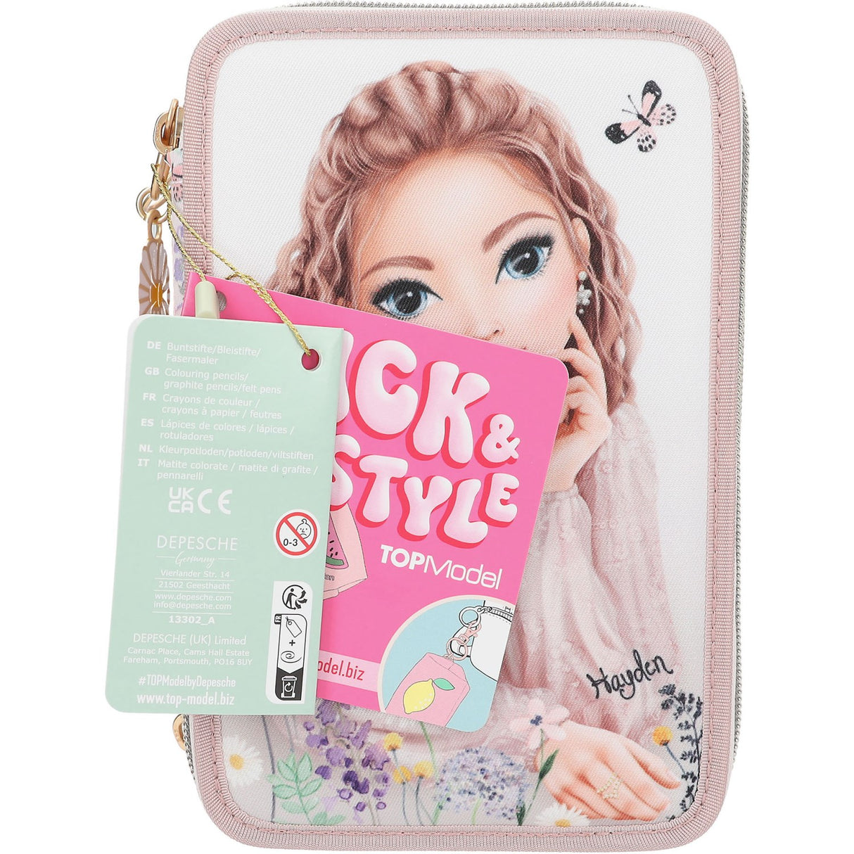 TOPModel Summer Feeling Triple Pencil Case