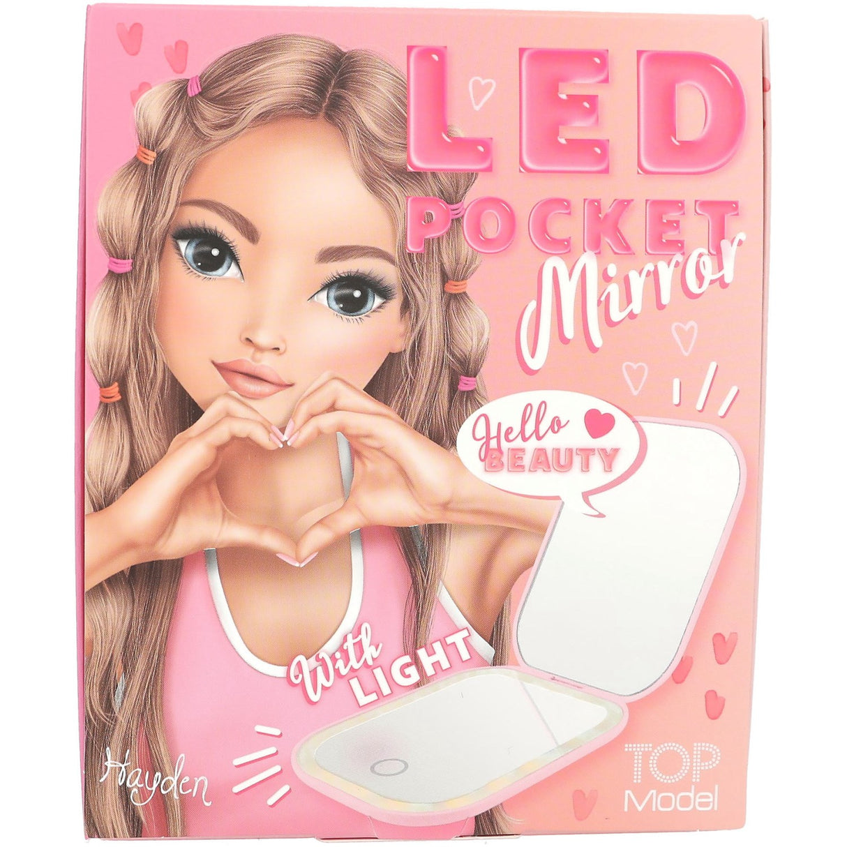 TOPModel Beauty And Me Foldable Pocket Spegel With LED