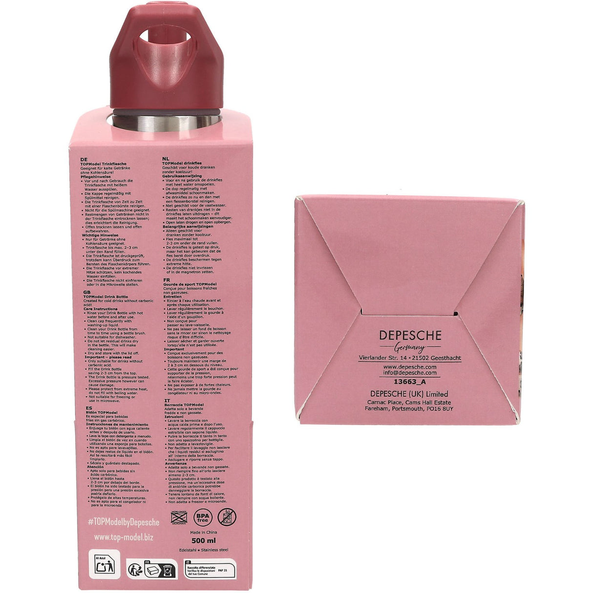 TOPModel Leoheart Drinking Flaska