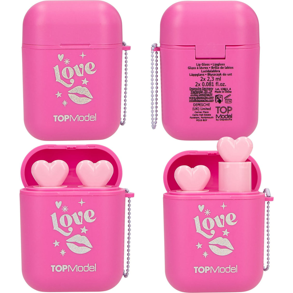 TOPModel Beauty And Me Lip Gloss Sett Headphone Case