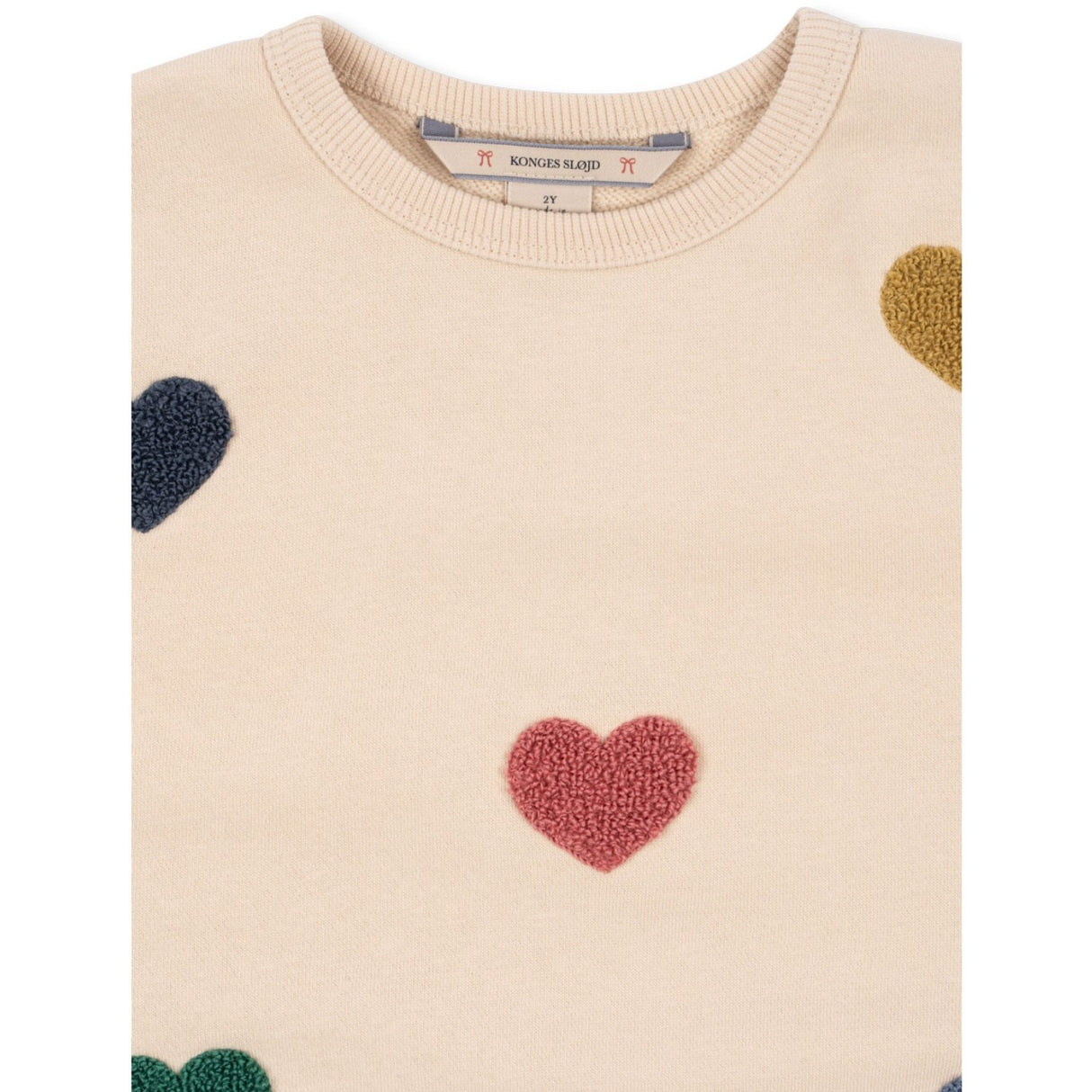 Konges Sløjd Multi Heart Lou Terry Sweat Skjorta Ocs