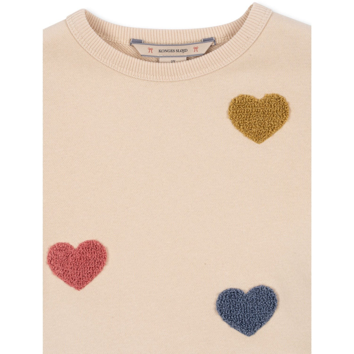 Konges Sløjd Multi Heart Lou Terry Sweat Klänning Ocs
