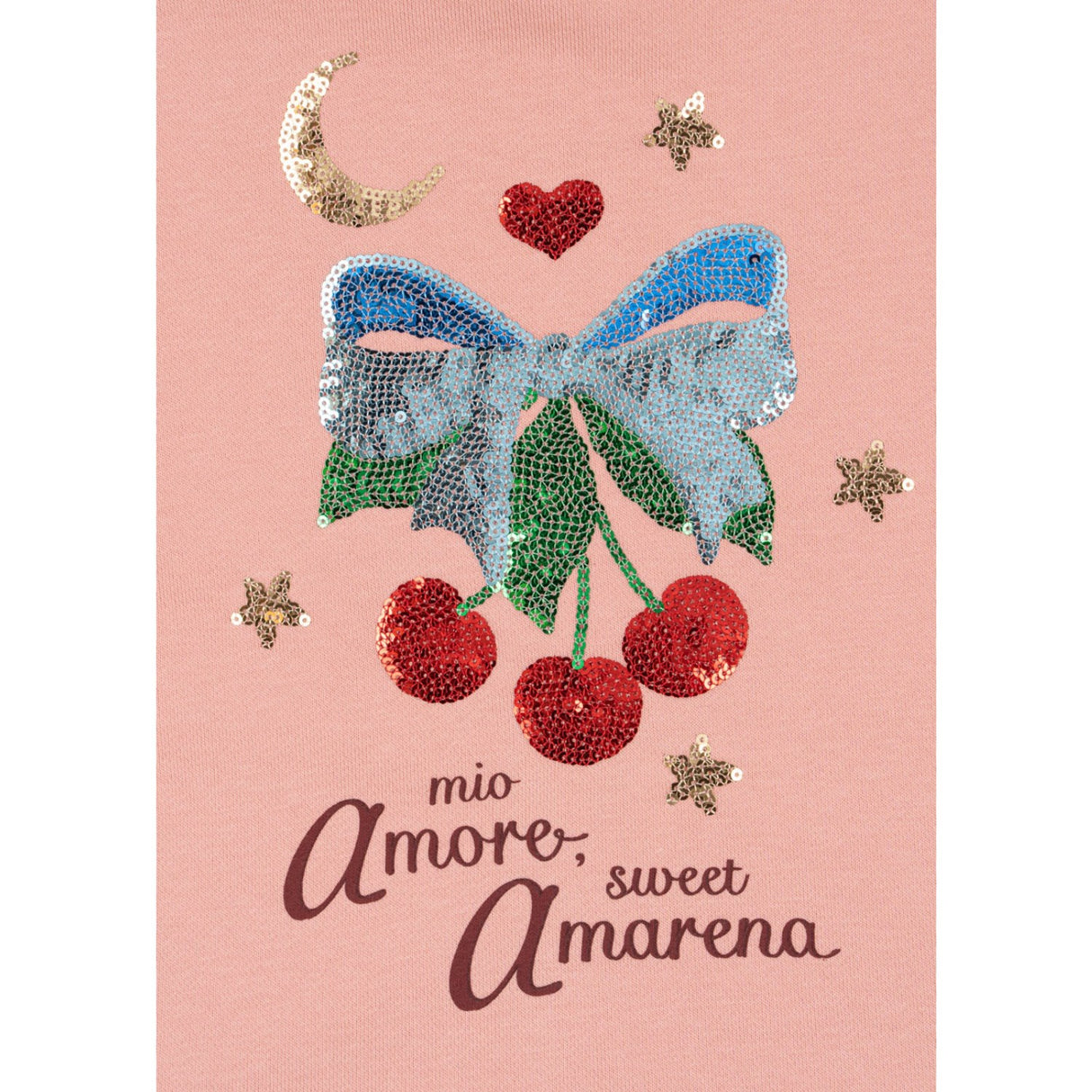 Konges Sløjd Mellow Rose Lou Paljet Sweat Zip Huva Ocs