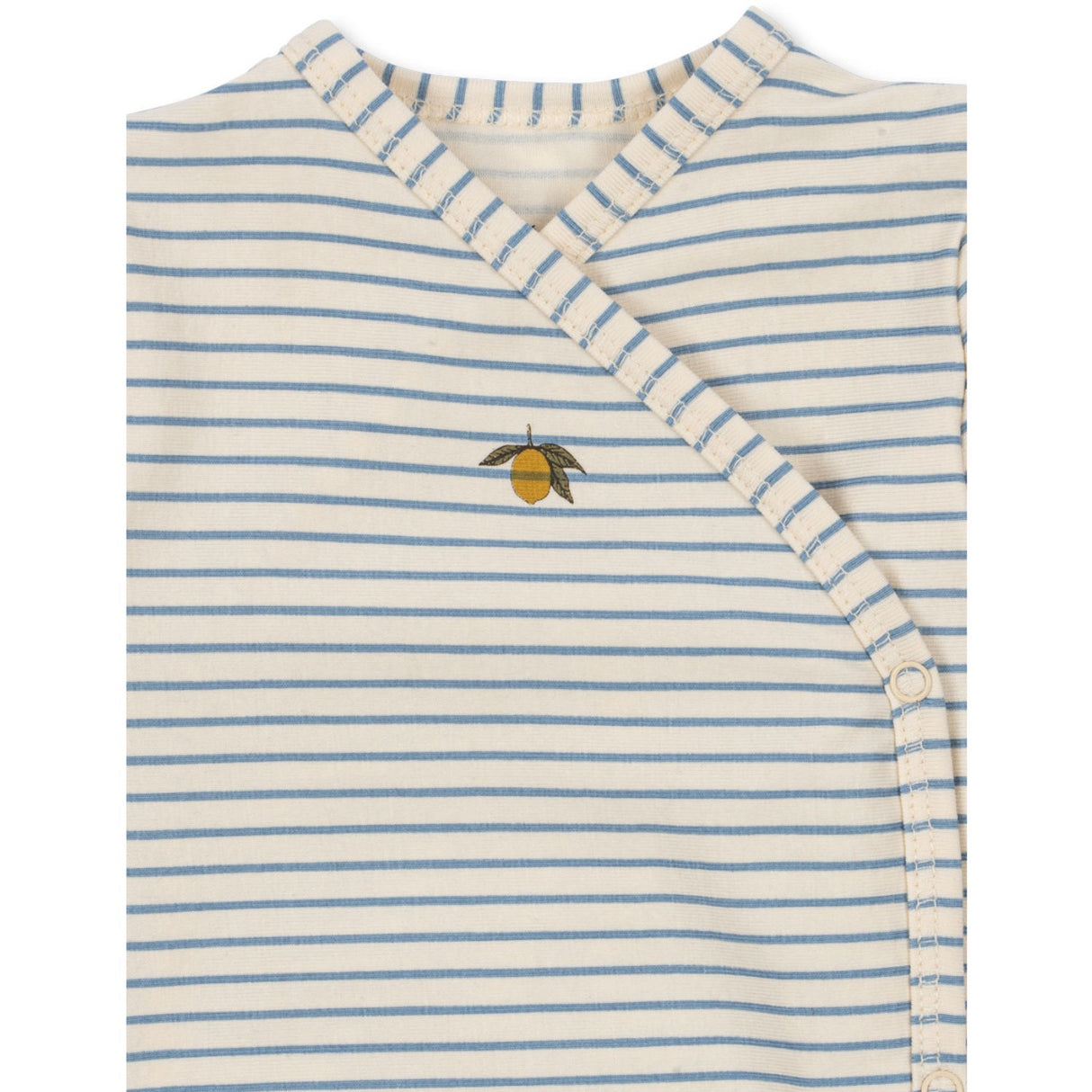 Konges Sløjd Stripe Bluie Basic Ls Newborn Body GOTS
