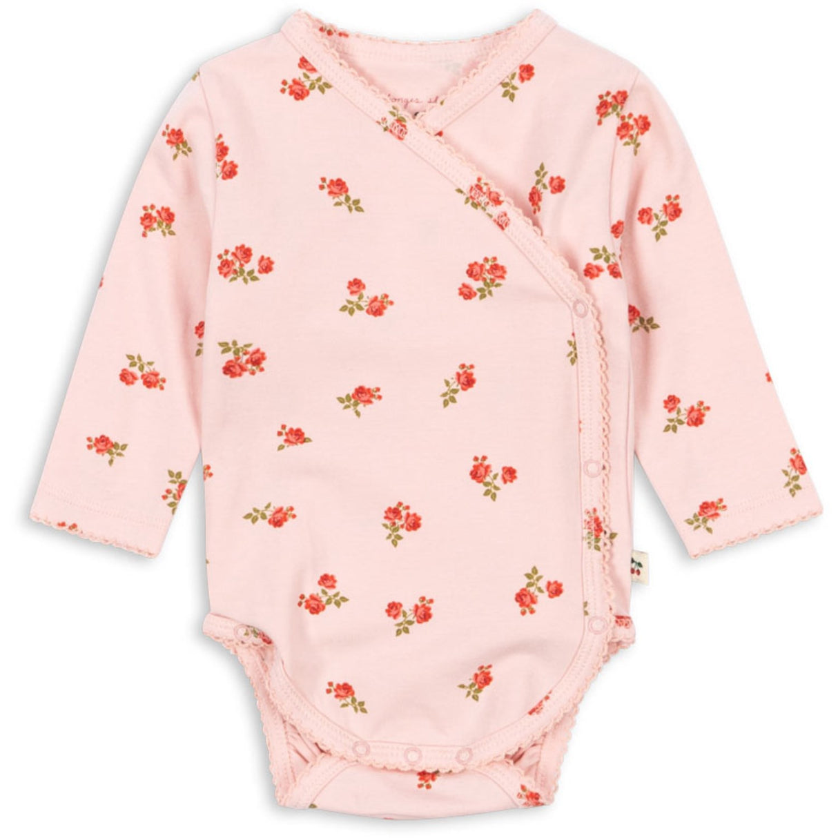 Konges Sløjd Rosa Pink Basic Ls Newborn Body GOTS