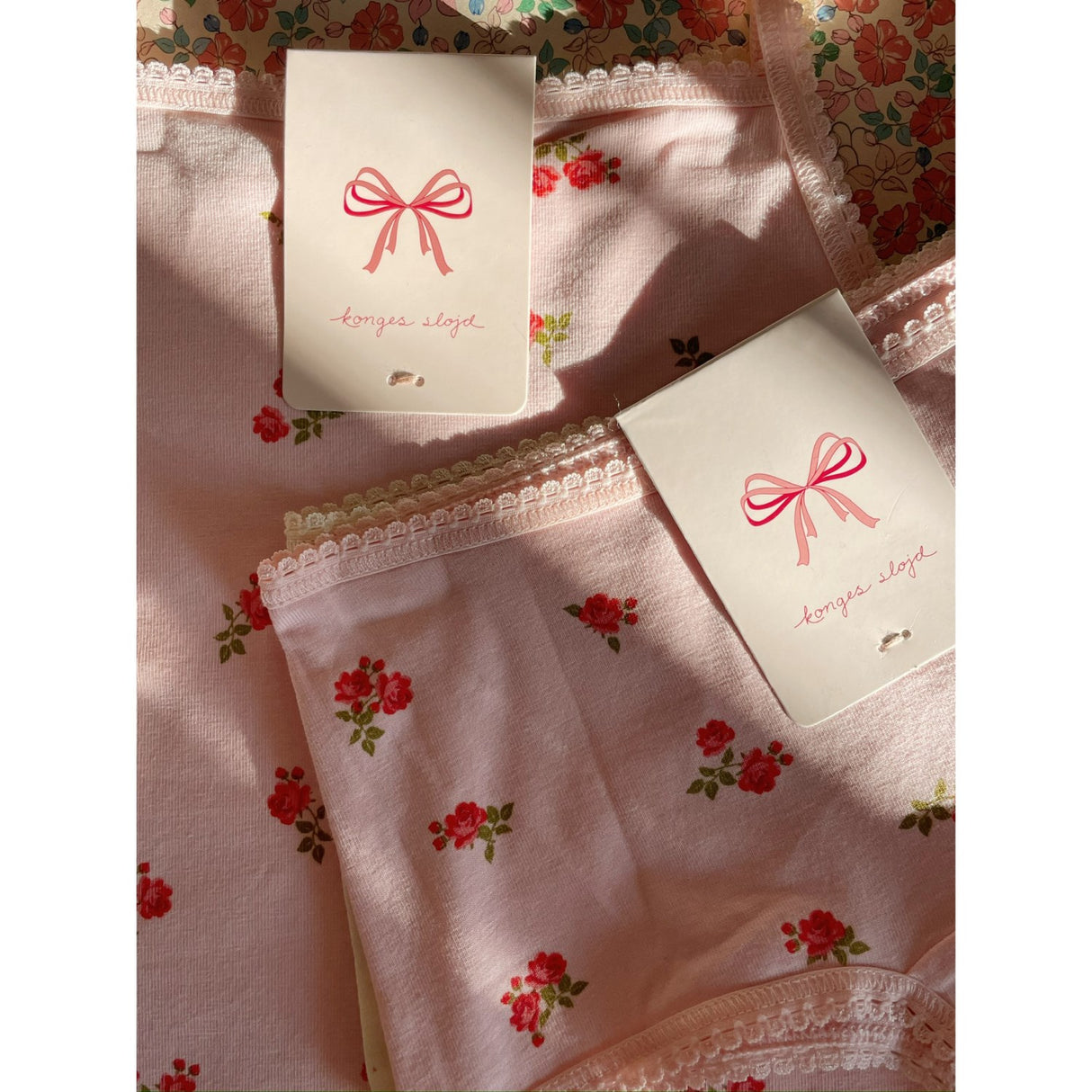 Konges Sløjd Bella Rosita/Rosa Pink Basic 2 Pack Rem Topp GOTS