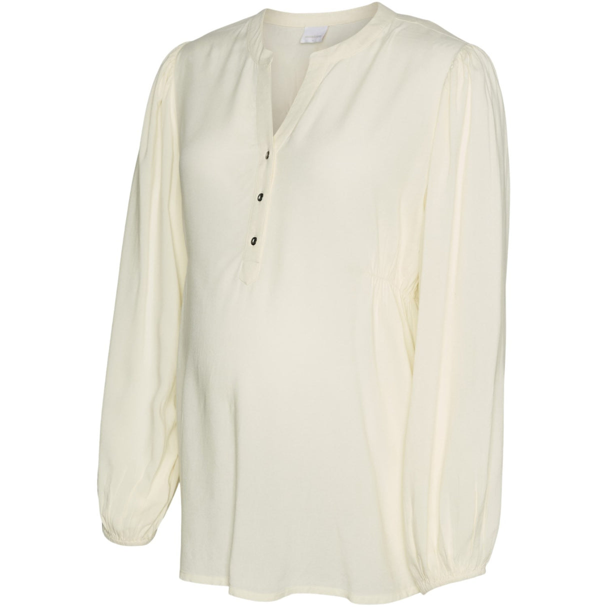 Mama;licious Birch Mlmercy Lia L/S Wo Topp 2F Noos