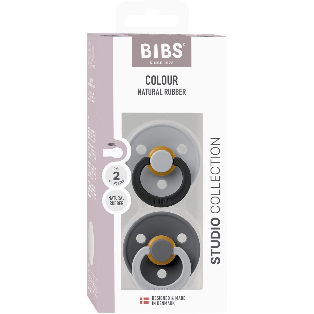 Bibs Cloud Napp Studio Colour 2-Pack Fusion Latex Iron Mix