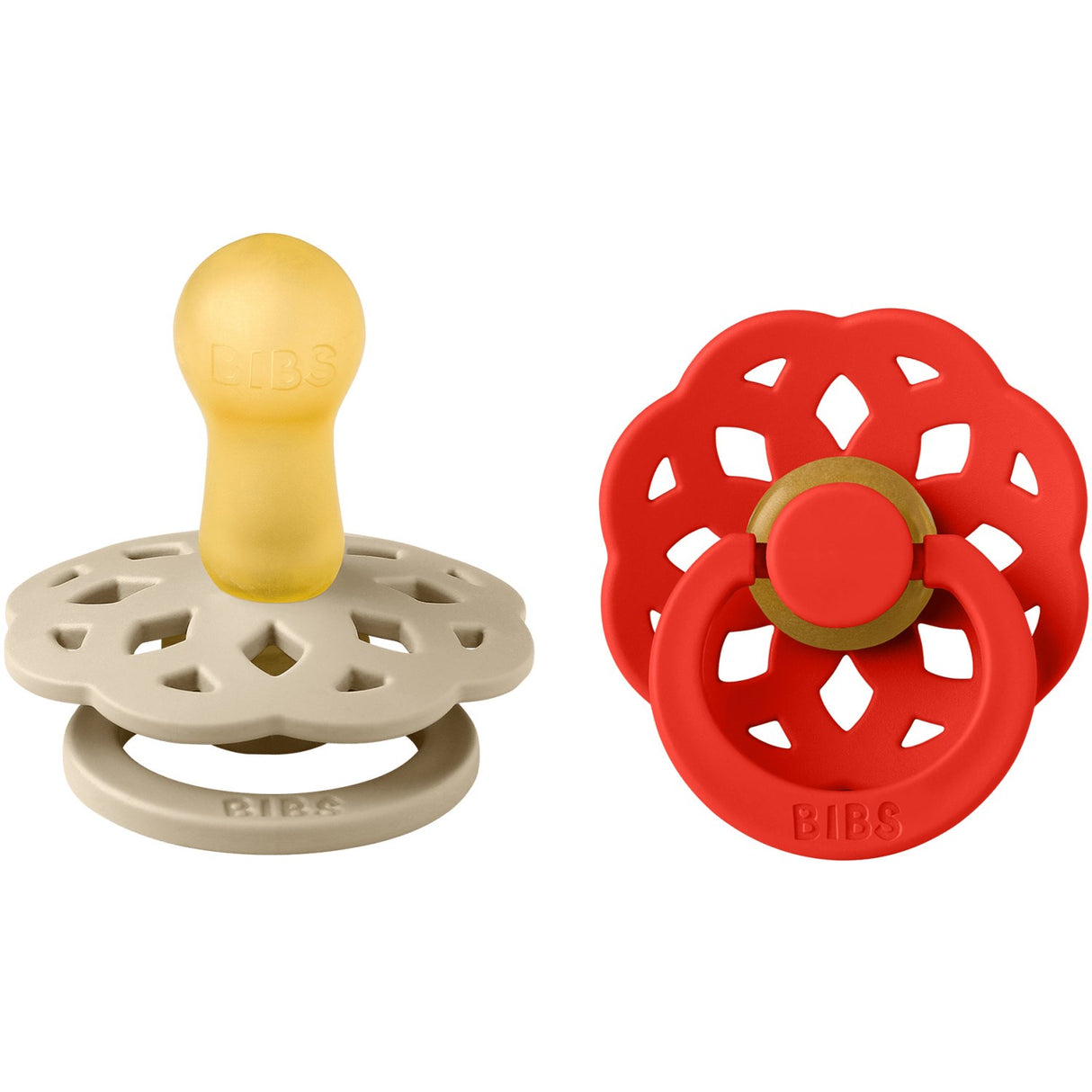 Bibs Vanilla Napp Boheme 2-Pack Latex Candy Apple