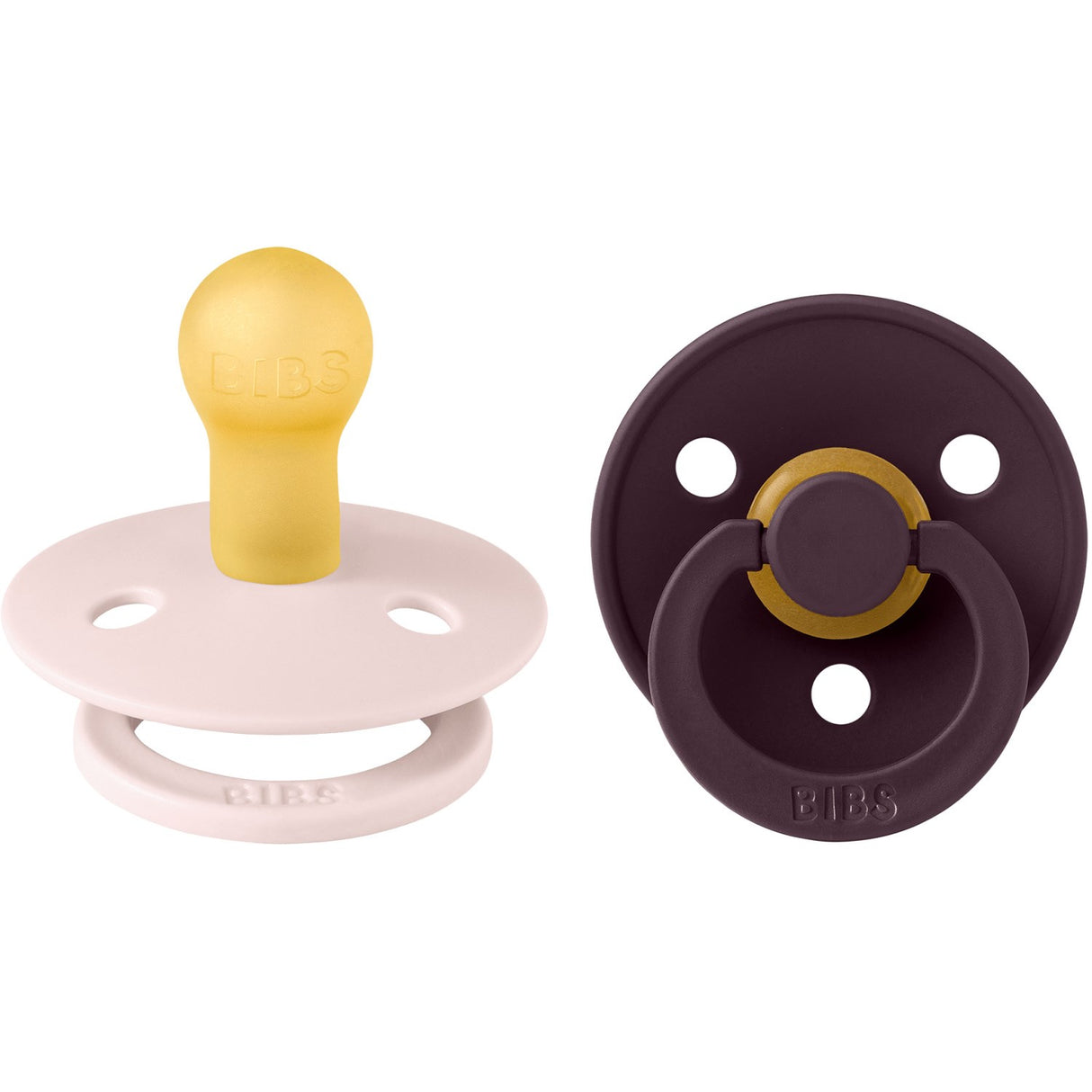 Bibs Petal Napp Colour 2-Pack Latex Plum