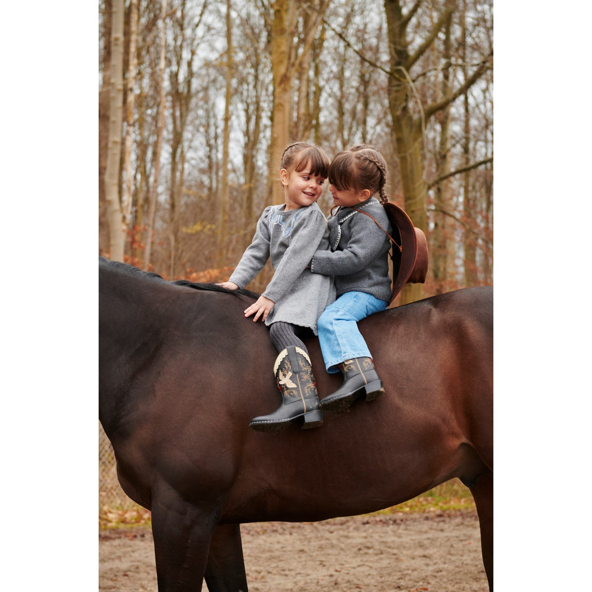 COPENHAGEN COLORS Black Dove Limited Cowboy Stövlar