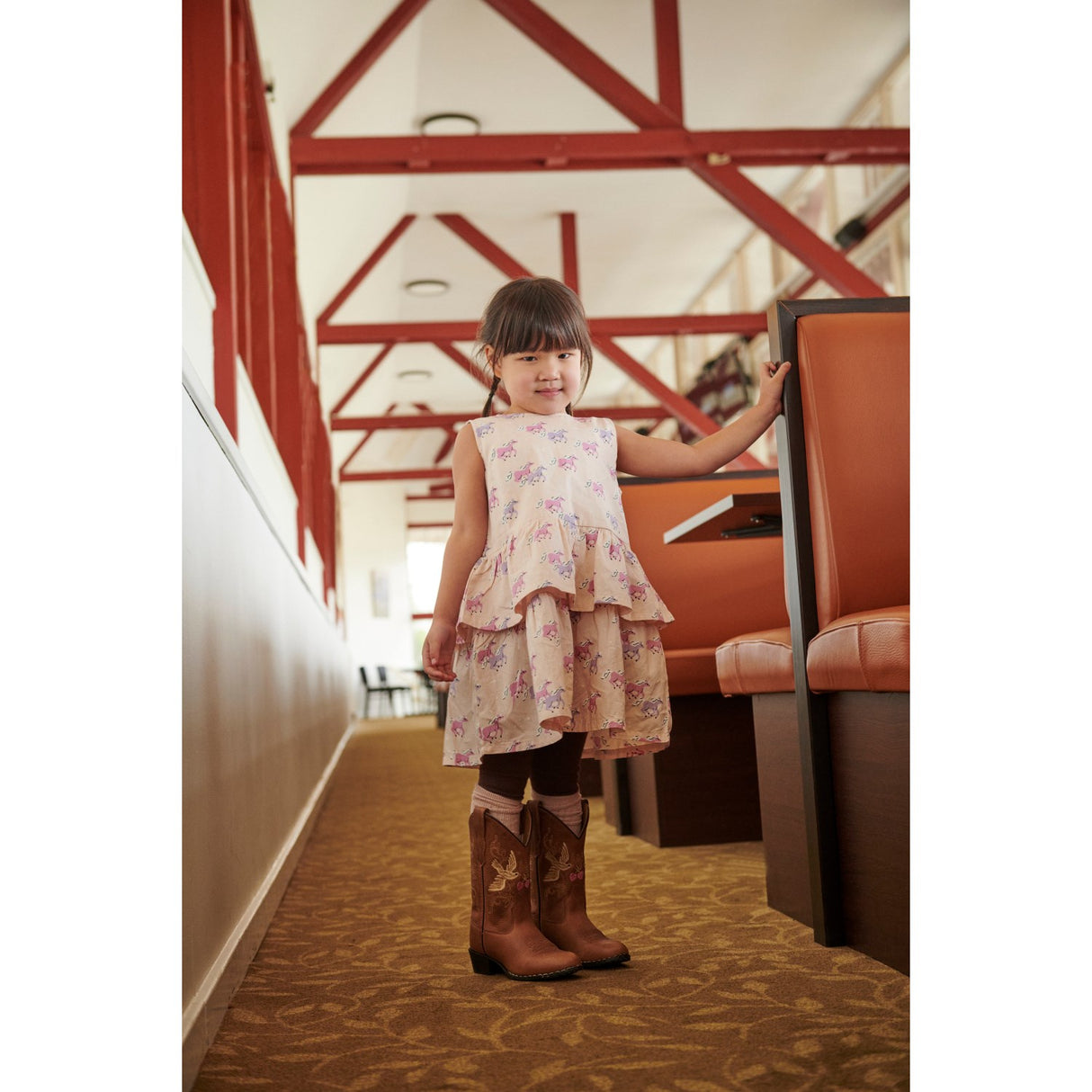 COPENHAGEN COLORS Cognac Dove Limited Cowboy Stövlar