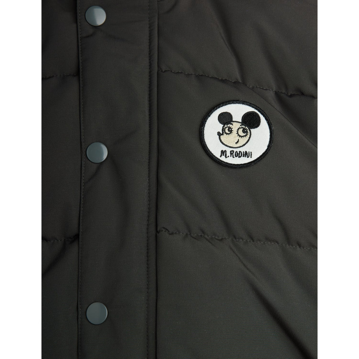 Mini Rodini Black Ritzratz Patch Puffer