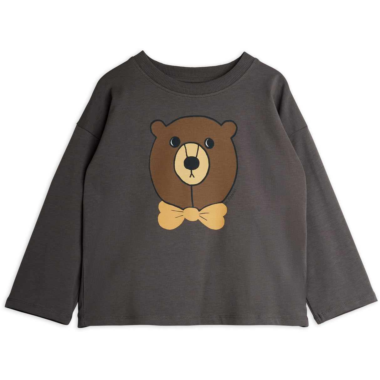 Mini Rodini Grey Björn Sp Ls Topp