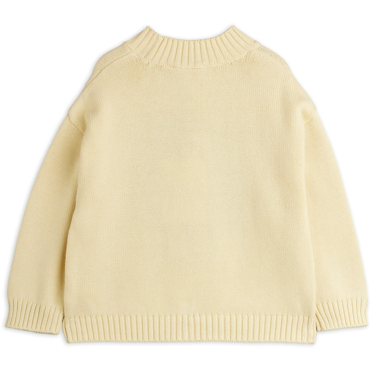 Mini Rodini Off-white Björn Intarsia Stickad Sweater
