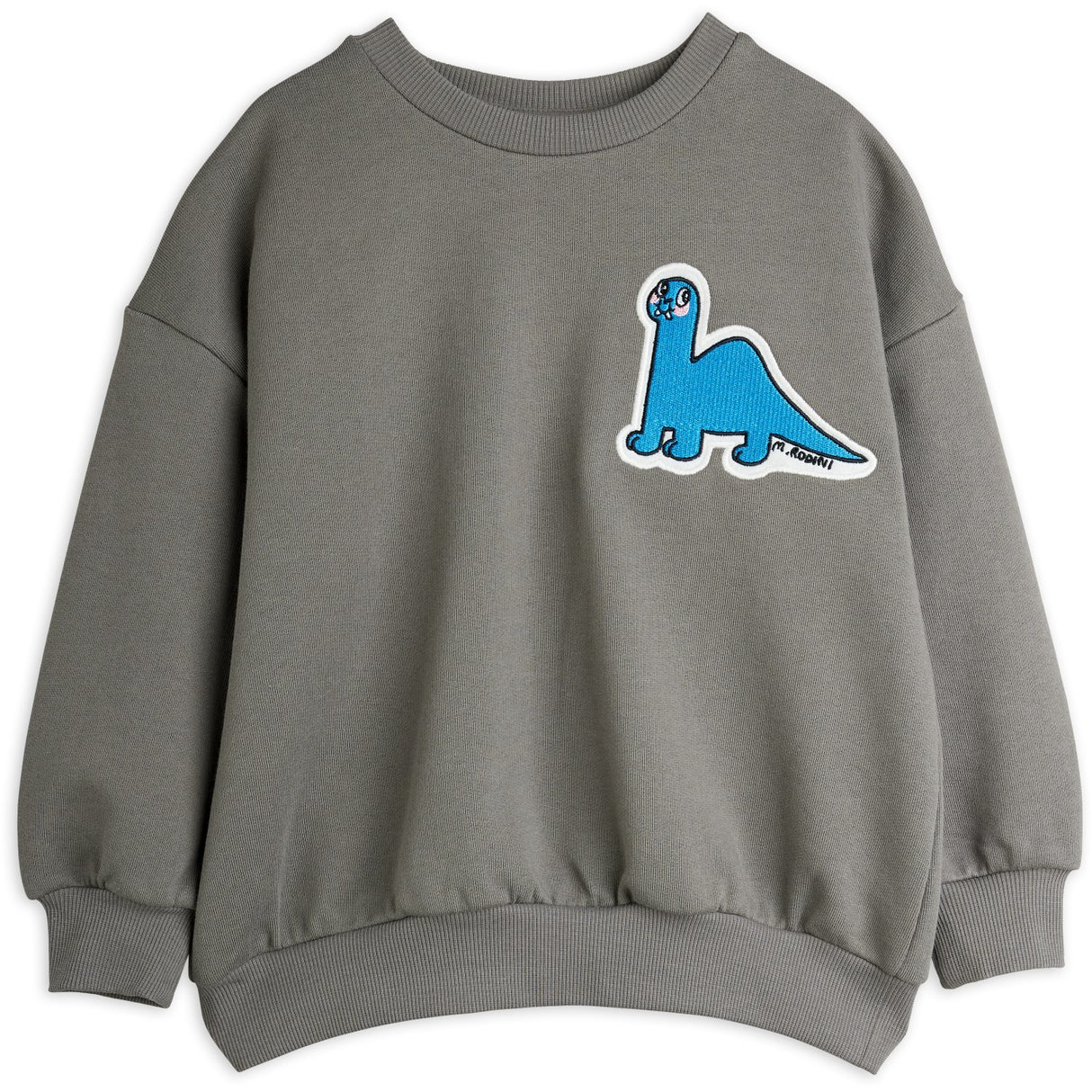 Mini Rodini Grey Dino Patch Sweatshirt
