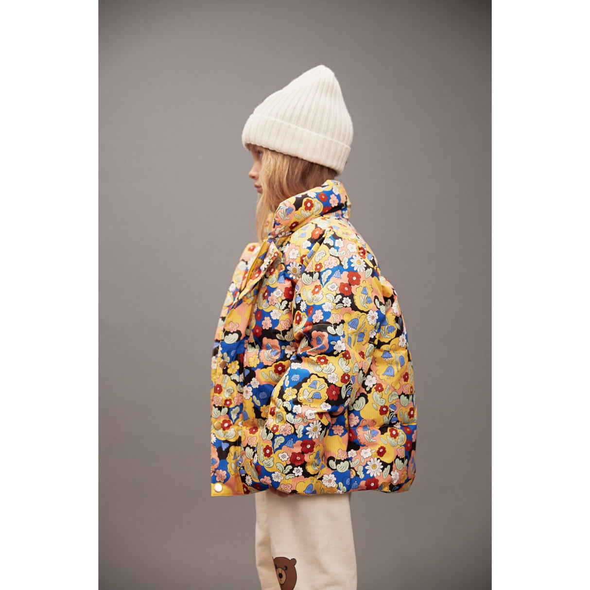 Mini Rodini Off-white Björn Stripe Sweatpants