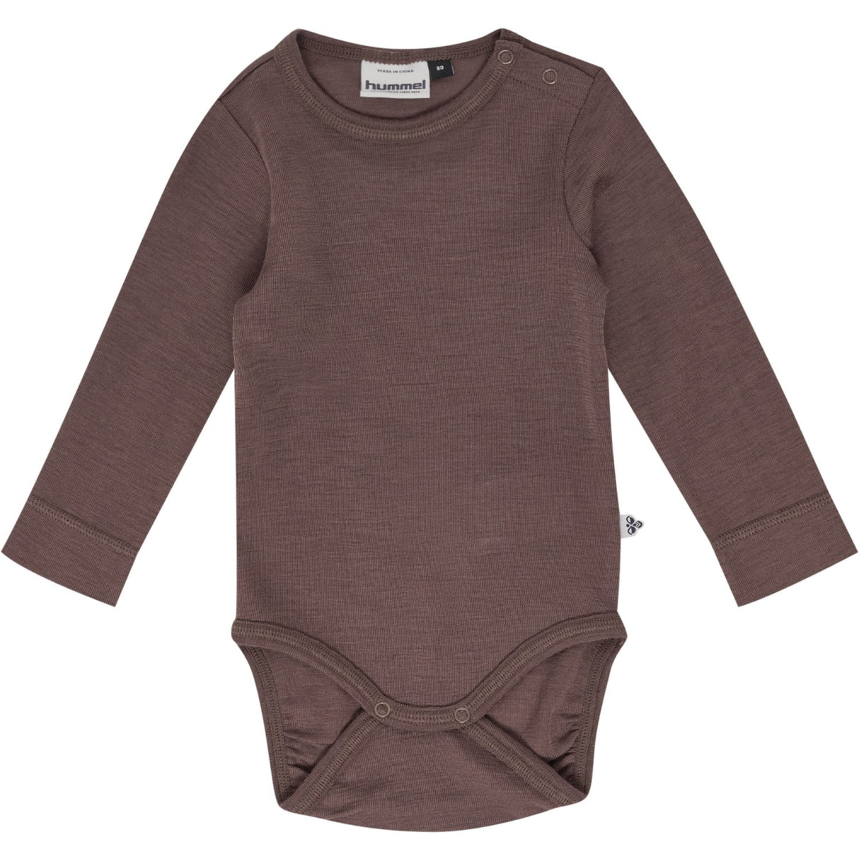Hummel Twilight Mauve Mini Ull Rib Body L/S