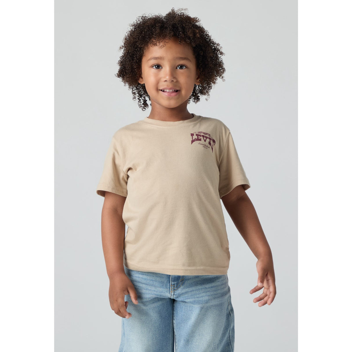 Levi's White Pepper Galloping Free Tee