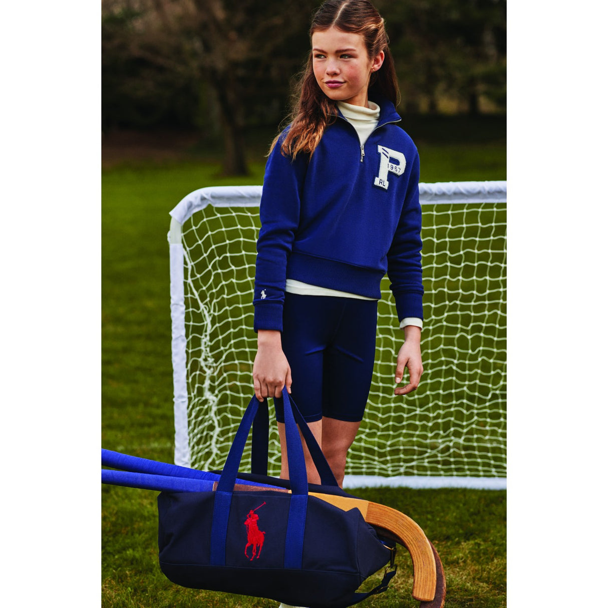 Polo Ralph Lauren Newport Navy Pikétröja Player Duffle