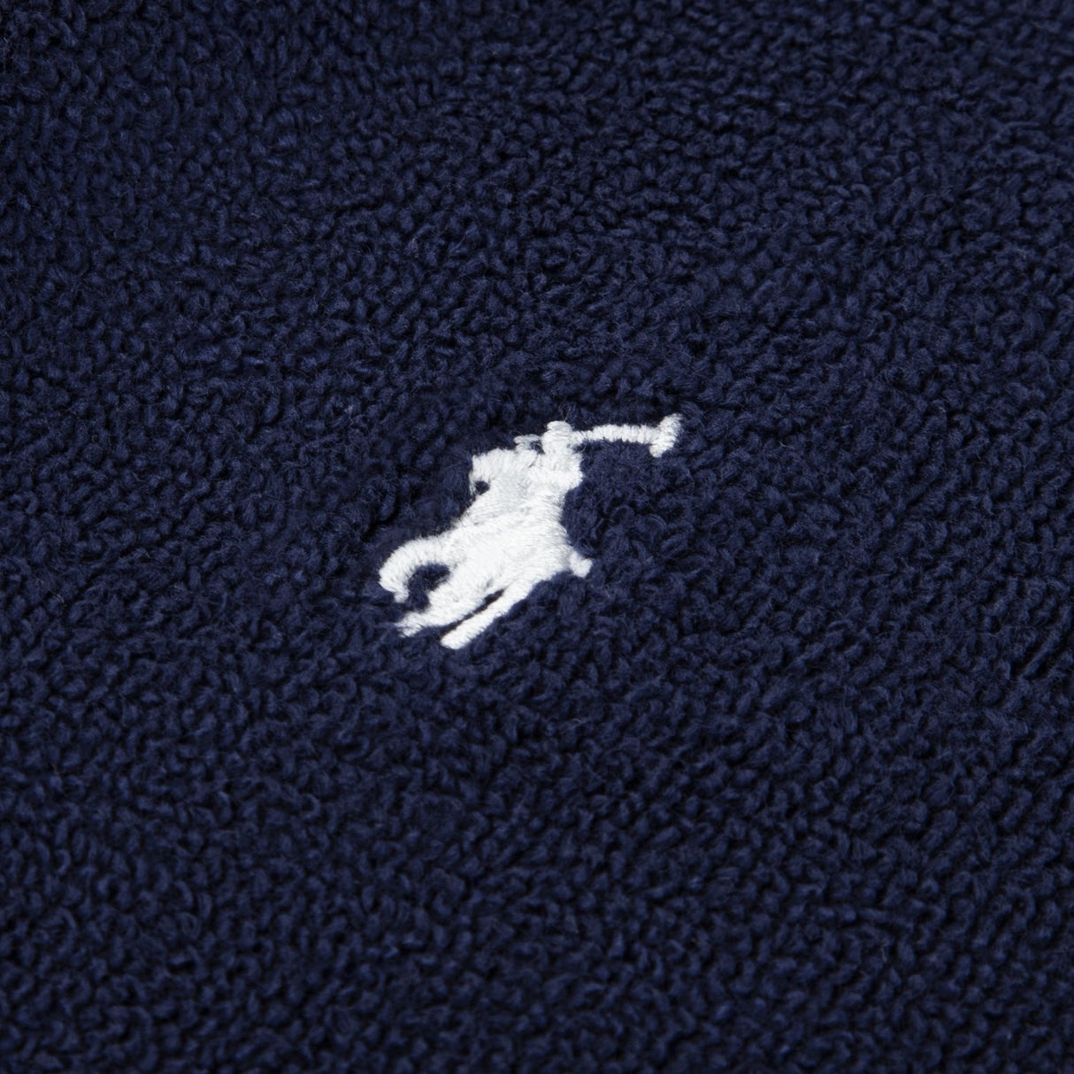 Polo Ralph Lauren Refined Navy Hooded Plys Terry Bathrob